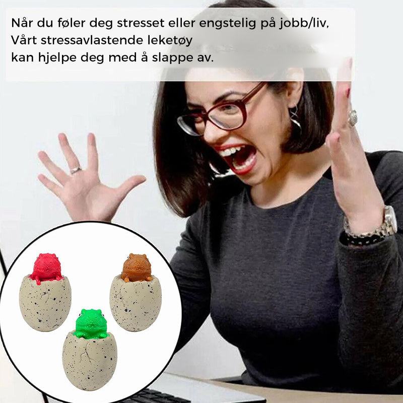 Klemmeleketøy med dinosauregg