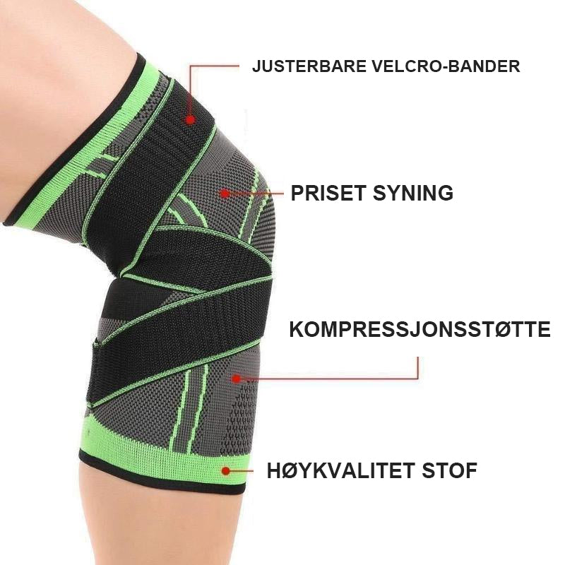 3D Design Knebøyle Med Justerbar Stropp For Smertelindring (Enkelt)