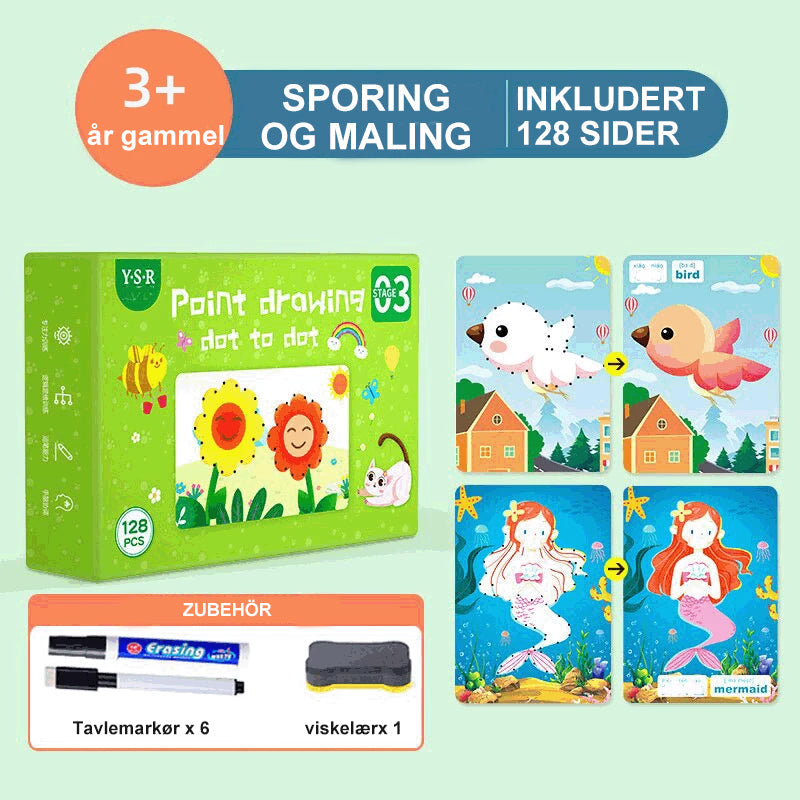 Vask ren omfattende opplæringsbok i penneføring for barn