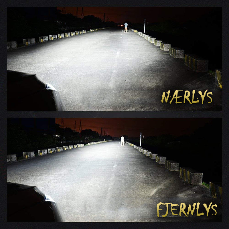 Supersterke LED frontlys