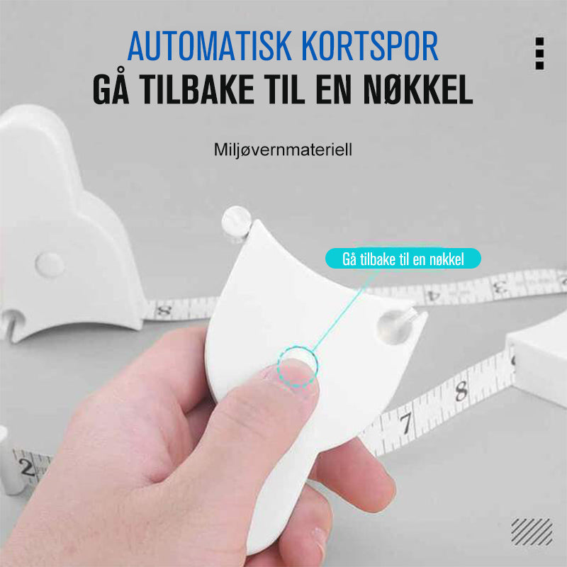 Automatisk rullende målebånd for omkretsmåling av kroppen