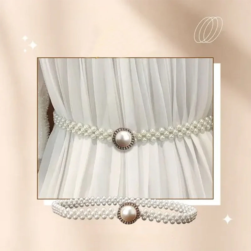 Elegant Pearl elastisk midjekjede