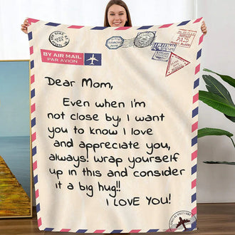 Mom/Dad Letter Blanket