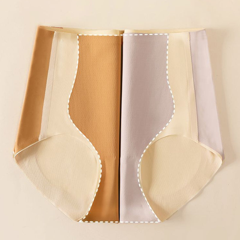 Women's Ice Silk Høy Midje Magekontrollundertøy