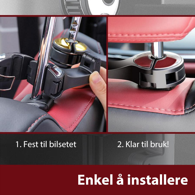 Knagg til Nakkestøtte i Bil