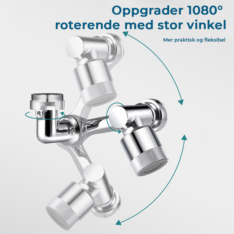 Saker 1080° roterende vannkran adapter