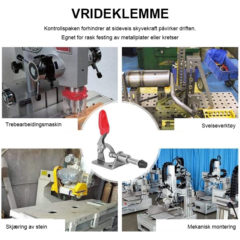 Vertikal vippeklemme Tunge vippeklemmer
