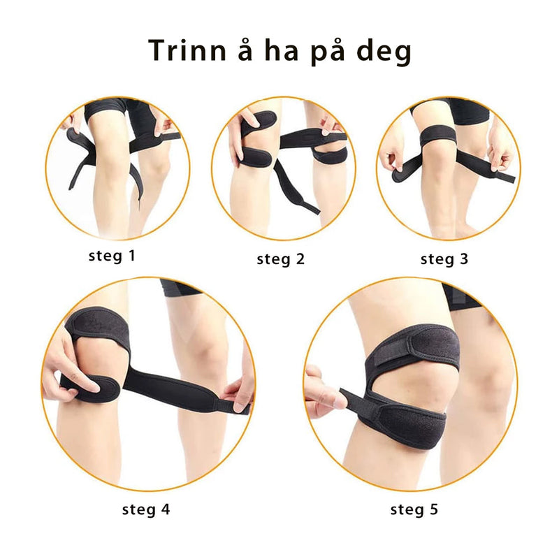 Kne Smertelindring og Patelle Stabilisatorstag