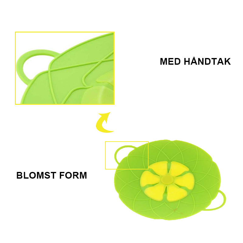 Blomsterformet Sølestoppelokk i Silikon