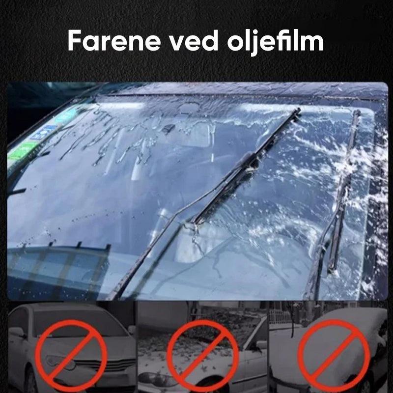 Kraftig Vindusrens Og Oljefilmfjerner