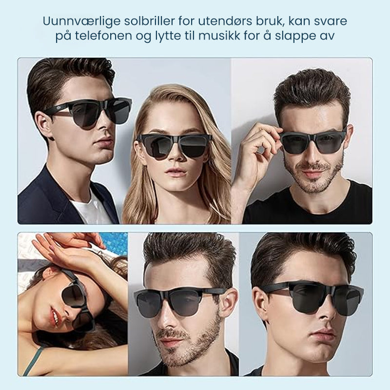 2024 Oppgrader Bluetooth-solbriller