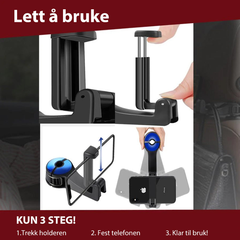 Knagg til Nakkestøtte i Bil