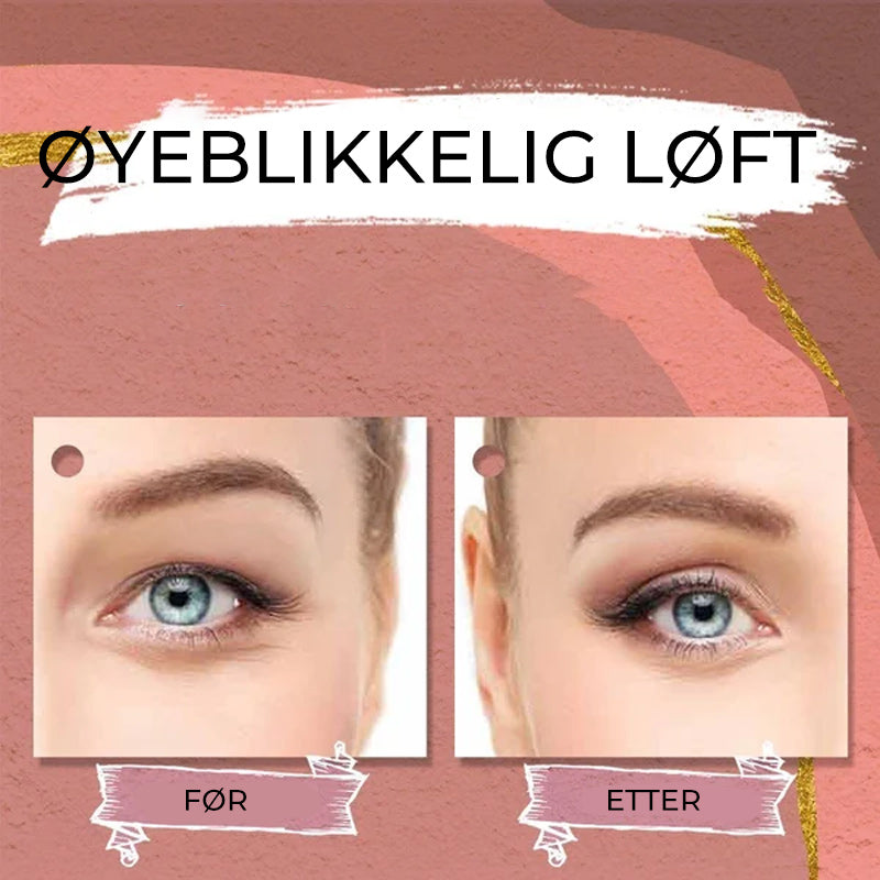 Limfritt usynlig dobbelt øyelokk-klistremerke
