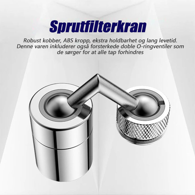 Kran med sprayfilter