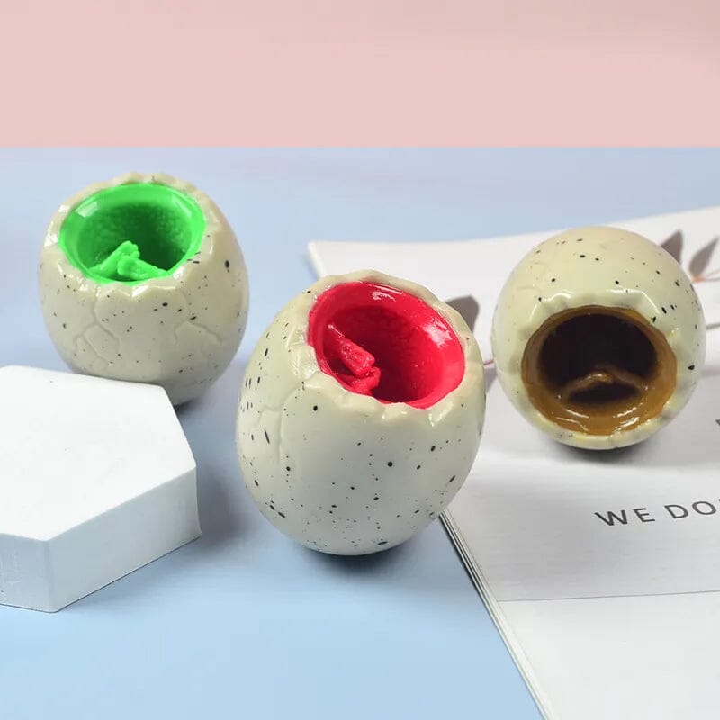 Klemmeleketøy med dinosauregg