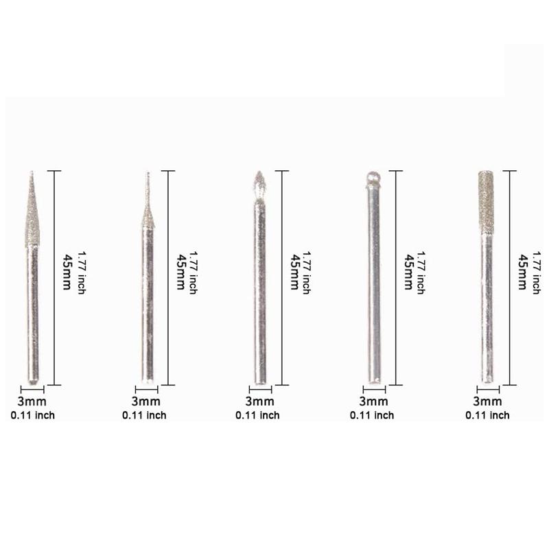 Graverende Drillbits (30 deler)