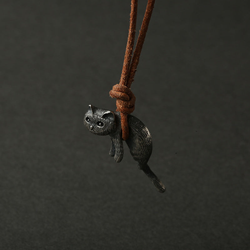 Scruffy Cat Halskjede