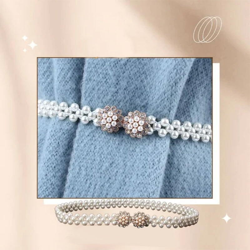 Elegant Pearl elastisk midjekjede