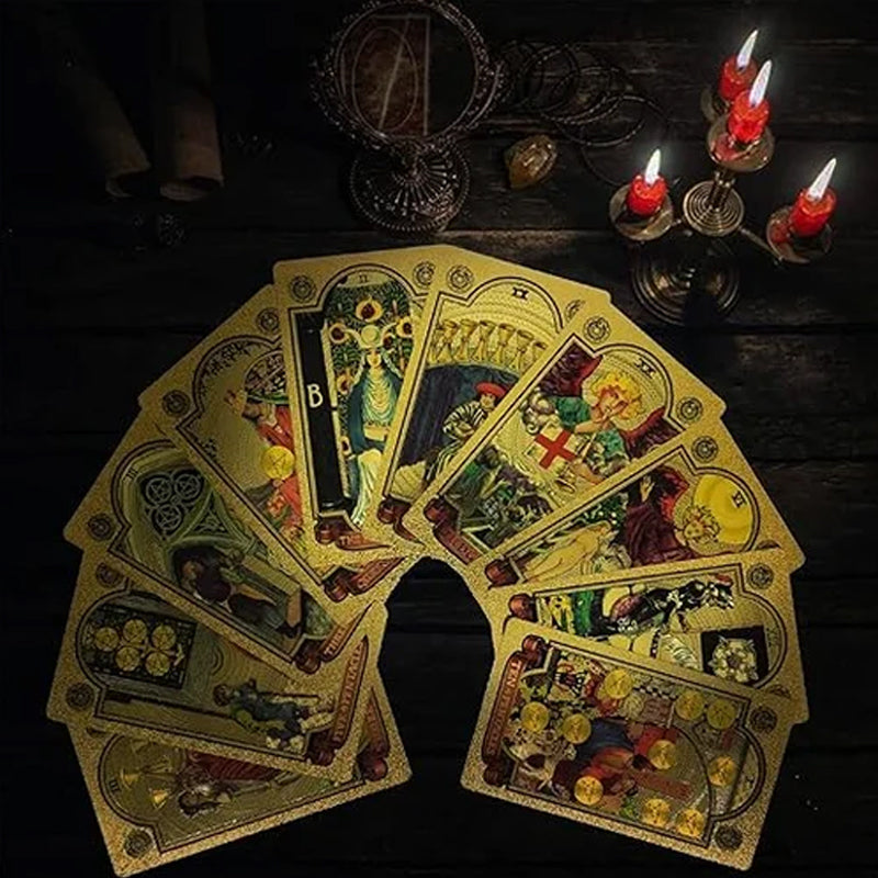 Tarot i gullfolie