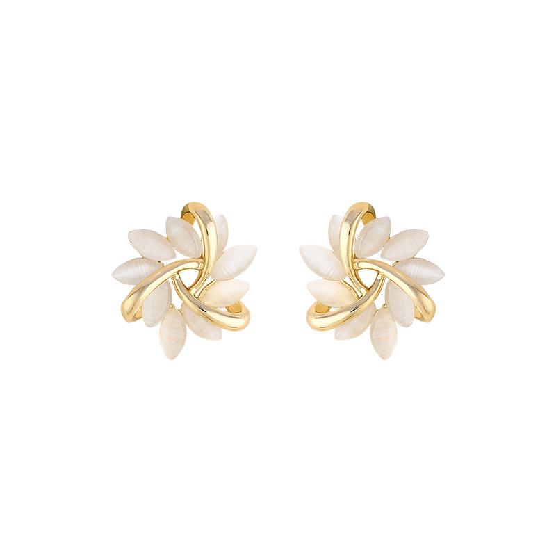 Øreringer Golden Flower