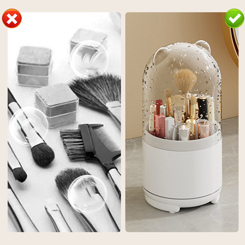 360° roterende makeup avtakbar oppbevaringsboks