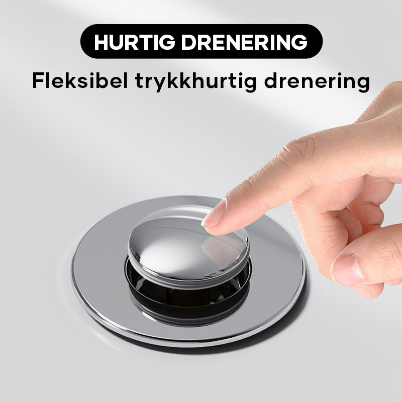 Slukavløpsfilter for hår