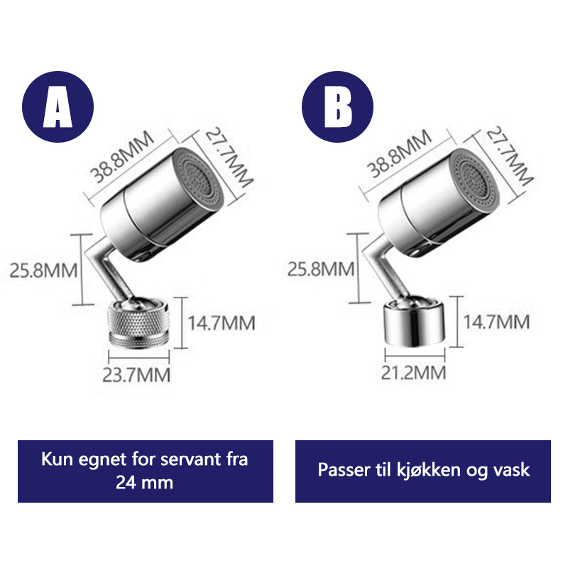 Kran med sprayfilter