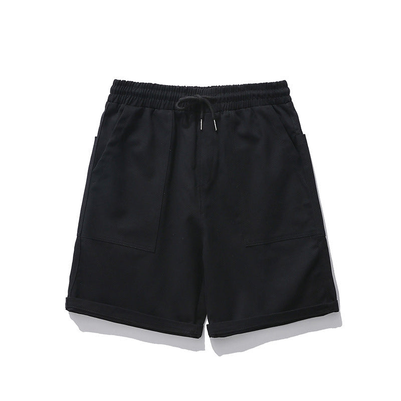 Lett bomulls cargo-shorts for menn