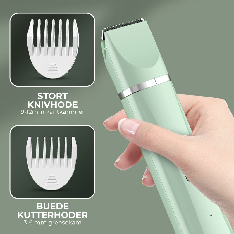 4-i-1 kjæledyrhårbarbermaskin