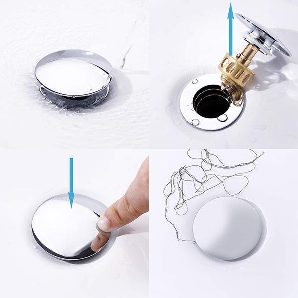 Universal avløpsfilter for servantsprang