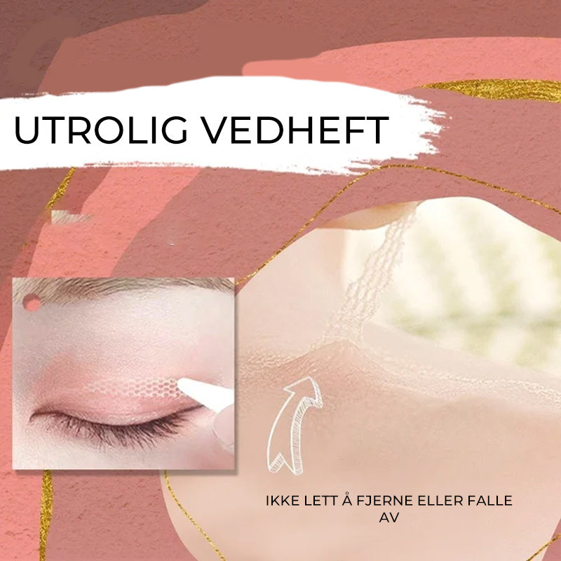 Limfritt usynlig dobbelt øyelokk-klistremerke