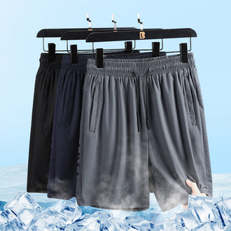 Sommerelastiske sportsshorts for menn