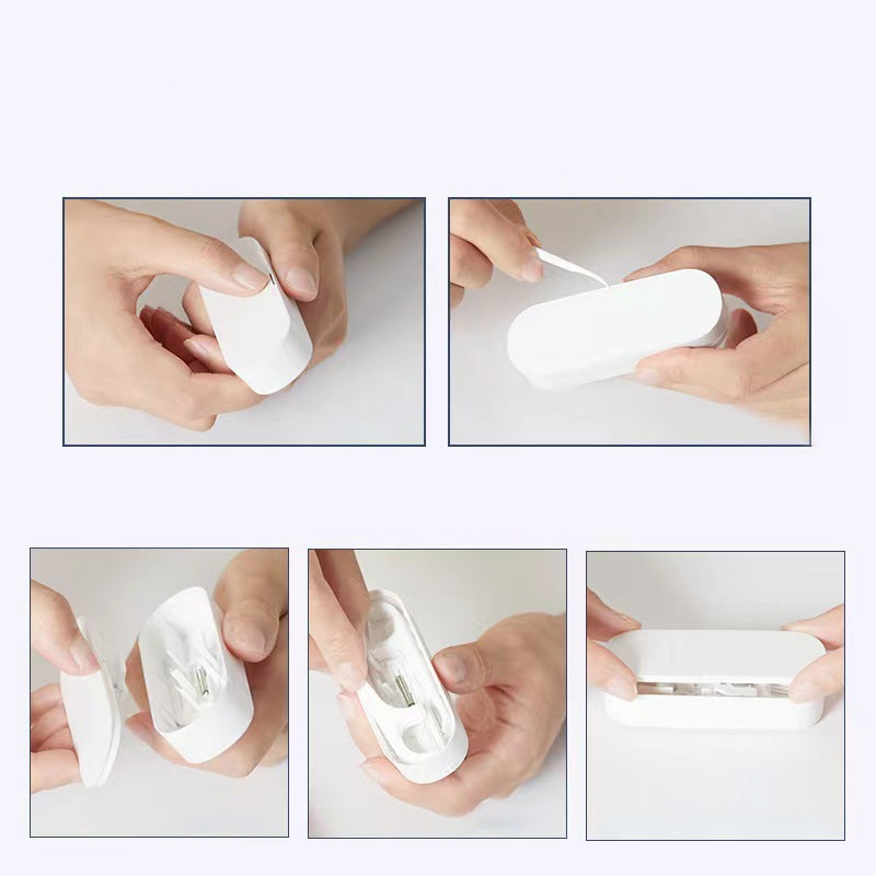 Bærbar Toveis Flossdispenser