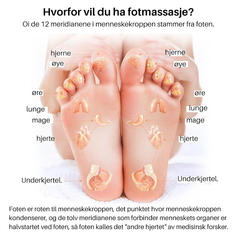 Trykkavlastning Fotmassasje tøfler