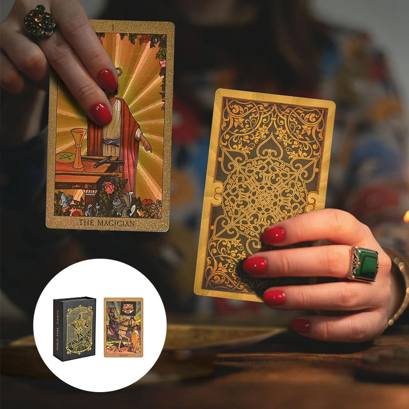 Tarot i gullfolie