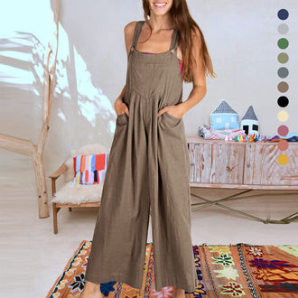 Jumpsuit uten ermer for kvinner