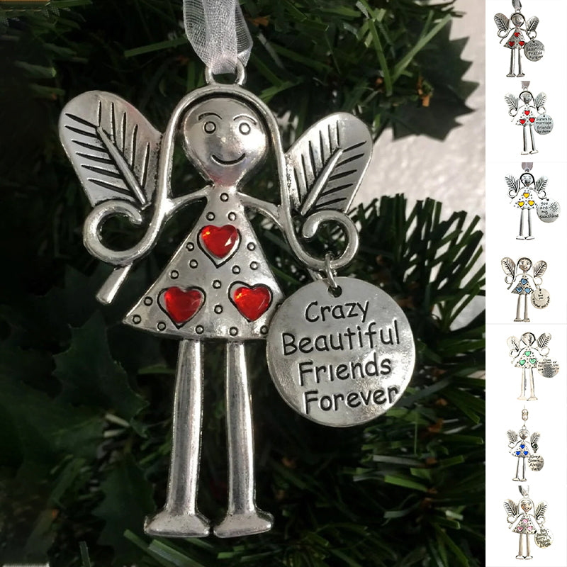 Vakre venner for alltid  - Angel Ornament Julegave