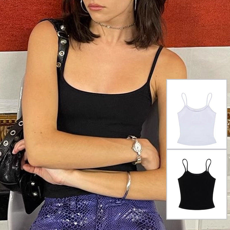 Uformell, enkel camisole-topp for kvinner